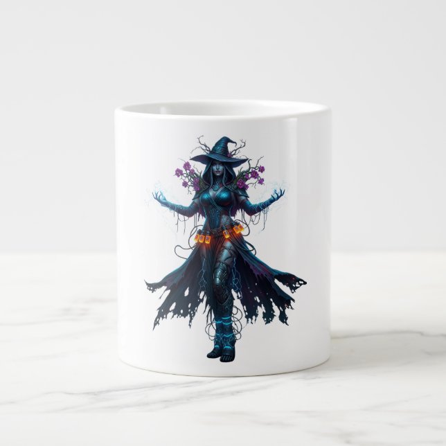 Dunkle Zauberin Urban Fantasy Tasse (Vorderseite)