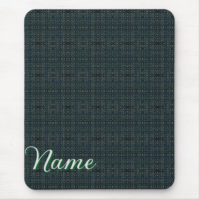 Dunkle Ziermaze Mousepad (Vorne)