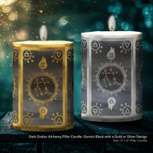 Dunkle Zodiac-Alchimie: Gemini Black & Gold