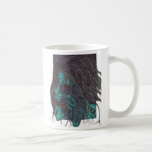 Dunkle Zombie-Tasse Tasse (Rechts)