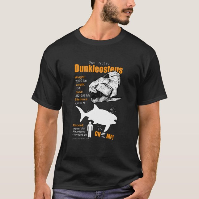Dunkleosteus T-Shirt (Vorderseite)