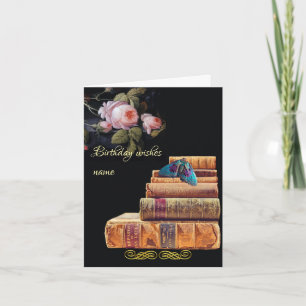 Dunkler akademischer Geburtstag Karte