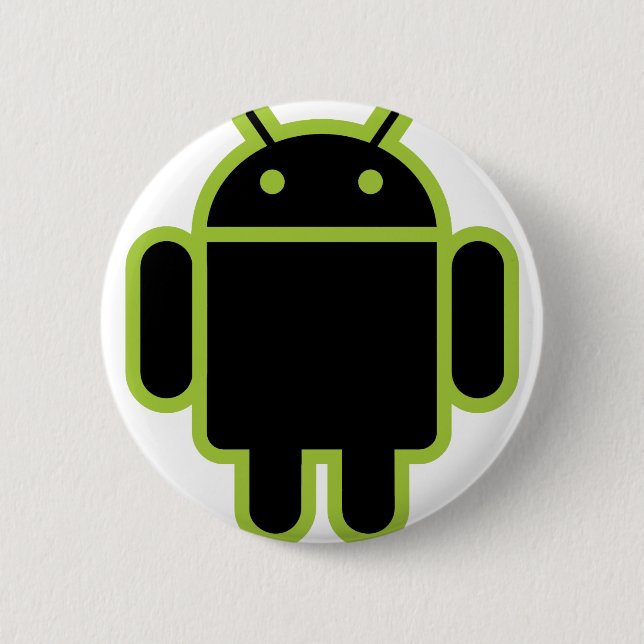 Dunkler Android Button (Vorderseite)