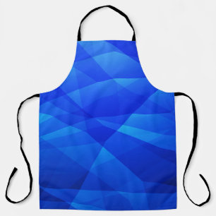 Dunkler BLAU abstrakt polygonal. geometrisch dreie Schürze