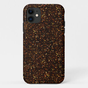 Dunkler Bronze-Orange-Glitzer Case-Mate iPhone Hülle
