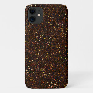 Dunkler Bronze-Orange-Glitzer Case-Mate iPhone Hülle