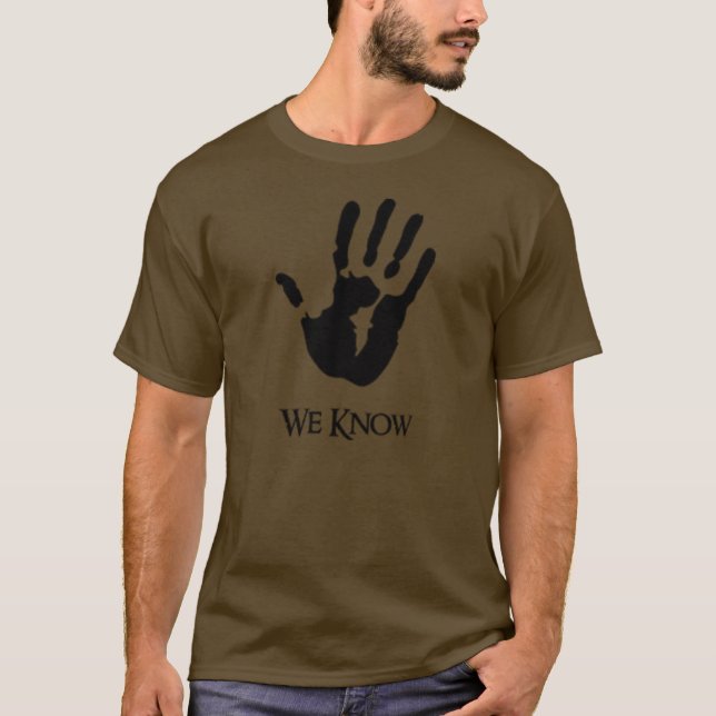 dunkler Bruderschaftsbraun-T - Shirt (Vorderseite)