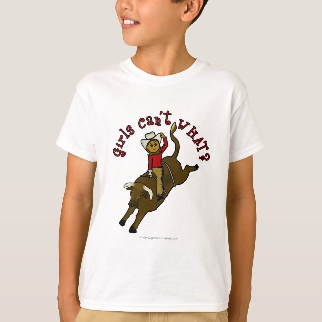 Dunkler Bullenreiter T-Shirt (Vorderseite)
