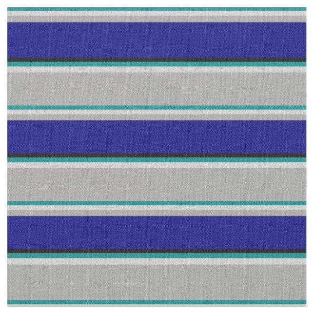 Dunkler Cyan, leichter Grau, dunkelgrau, blau und  Stoff (Nahaufnahme)