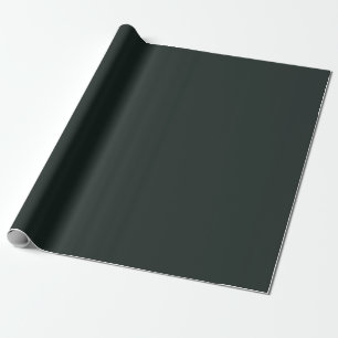 Dunkler Dschungel Grüne Farbe Geschenkpapier