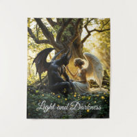 Dunkler Engel-Dämon verboten Liebe Kunst