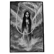 Dunkler Engel Goth La-Lunas schwarze u. weiße