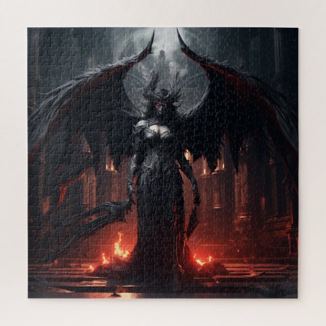 Dunkler Engel Puzzle (Vertikal)