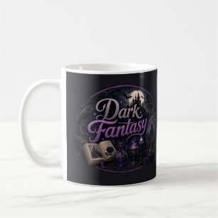 Dunkler Fantasy-Liebhaber Kaffeetasse