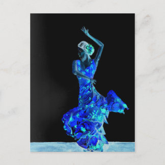 Dunkler Flamenco. Postkarte