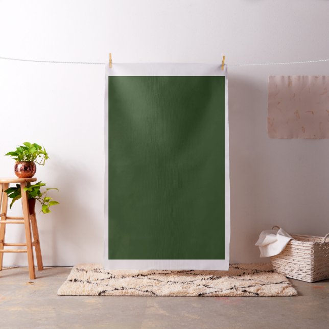 Dunkler Forest Green Solid Color Fabric Stoff (Beispiel)
