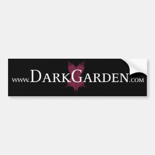 Dunkler Garten-Autoaufkleber Autoaufkleber