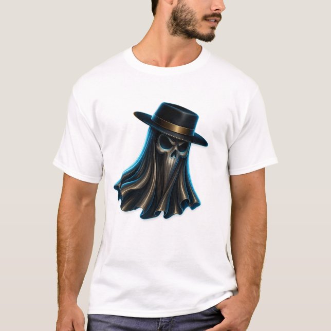 Dunkler Geist Cowboy Hut T-Shirt  (Vorderseite)