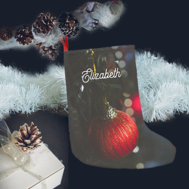 Dunkler Glamour Weihnachtsschmuck Kleiner Weihnachtsstrumpf (Von Creator hochgeladen)