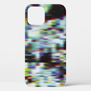 Dunkler Glitch-Hintergrund, Illustration. Schwarz, Case-Mate iPhone Hülle