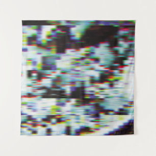 Dunkler glitzernder Hintergrund, Abbildung. Schwar Wandteppich