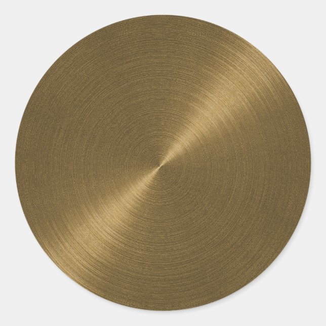 Dunkler Gold-Umschlag Aufkleber (Vorderseite)