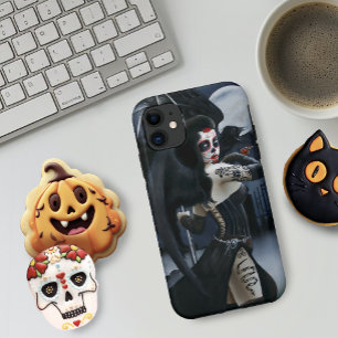 Dunkler gothischer Engel Tod Zucker-Schädel Fantas Case-Mate iPhone Hülle