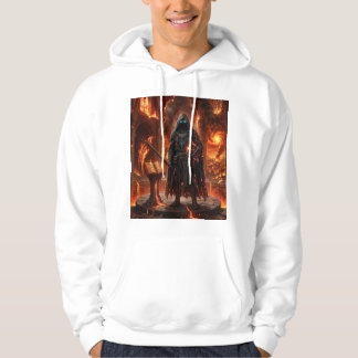 Dunkler gotischer Sensenmann-Mysterious-Fantasy-Ar Hoodie