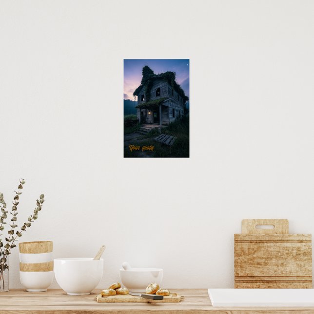 Dunkler gotischer Twilight-Horror  Poster (Küche)