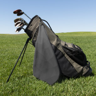 Dunkler grauer geometrischer Netzverlauf mit Farbv Golfhandtuch