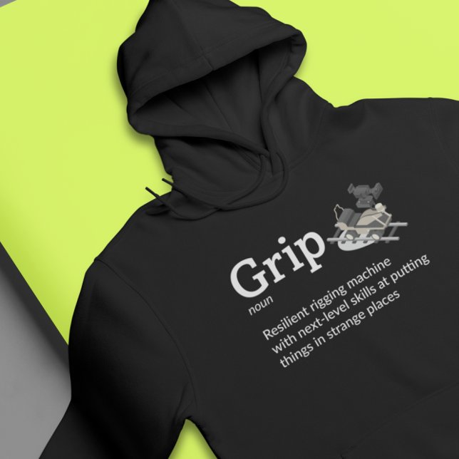 Dunkler Grip-Definition-Modus - Crew des Films Hoodie (Von Creator hochgeladen)