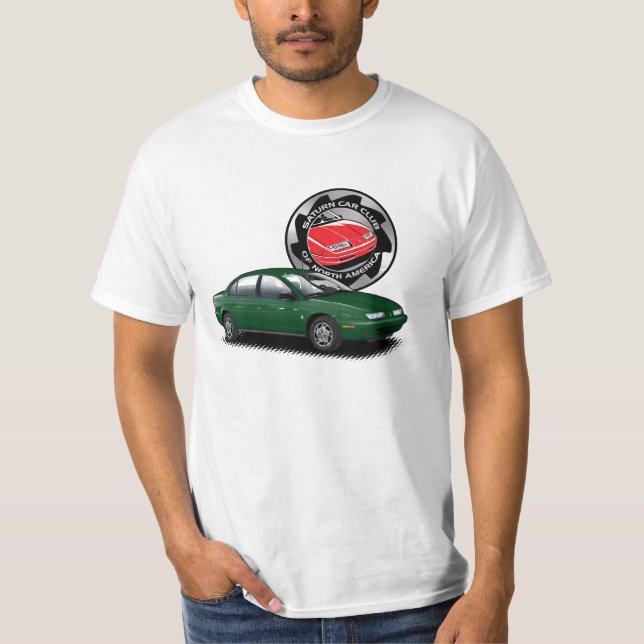 Dunkler Grüner Saturn SL2 SCCNA T - Shirt (Vorderseite)