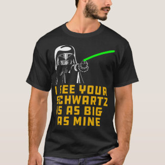 Dunkler Helm, ich sehe, euer Schwartz ist genauso  T-Shirt