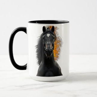 Dunkler Hengst Inferno Tasse
