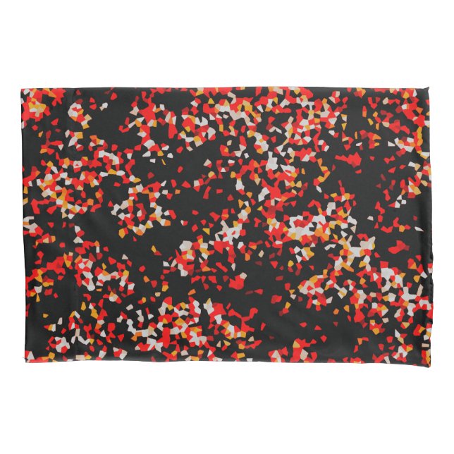 Dunkler Herbst Confetti Kissenbezug (Vorderseite)