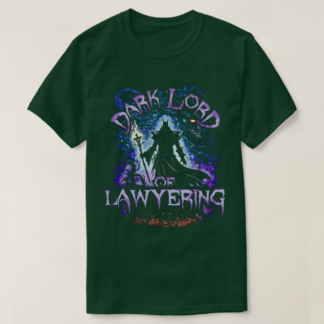 Dunkler Herr des Lawyering T-Shirt (Design vorne)