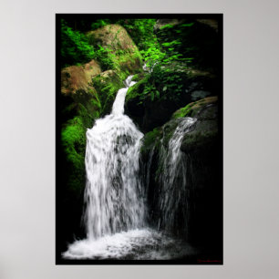 Dunkler hohler Fall-Druck #4982 Poster