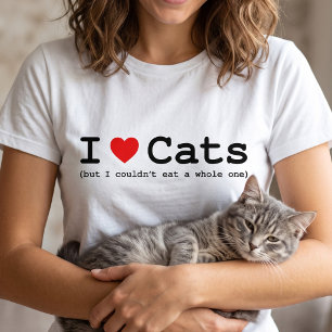 Dunkler Humor Katzenbesitzer Gag T-Shirt