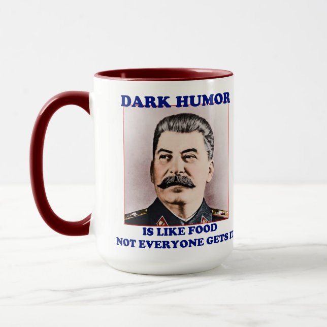 Dunkler Humor Tasse (Links)