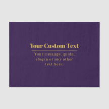 Dunkler Lila und goldener Firmenname oder Gruß