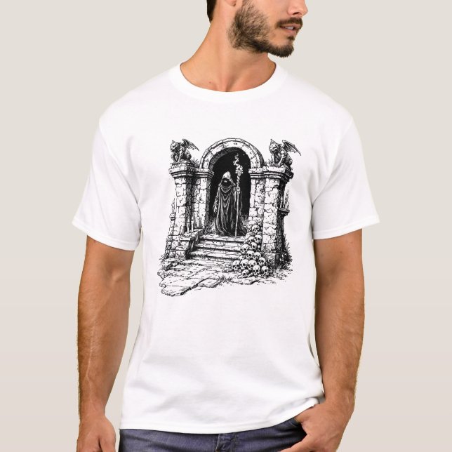 Dunkler Magier T-Shirt (Vorderseite)