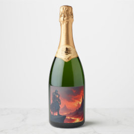 Dunkler Nacht der Flamme