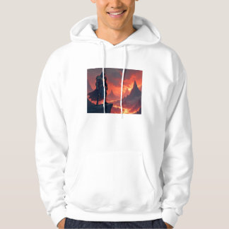 Dunkler Nacht der Flamme Hoodie