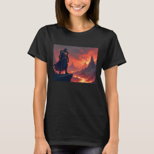 Dunkler Nacht der Flamme T-Shirt