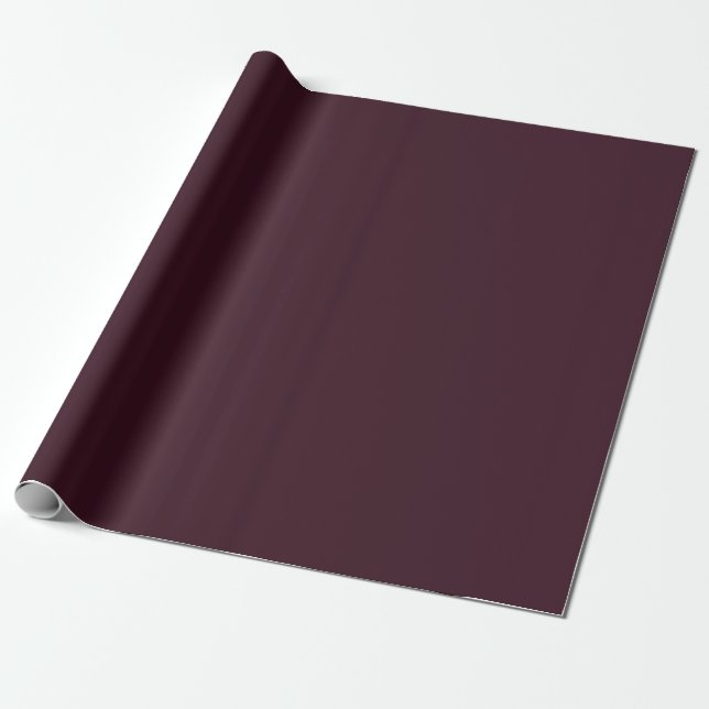 Dunkler Pflaumenvelours Geschenkpapier (Ungerollt)