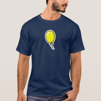 Dunkler Phell gelber Ballon T-Shirt