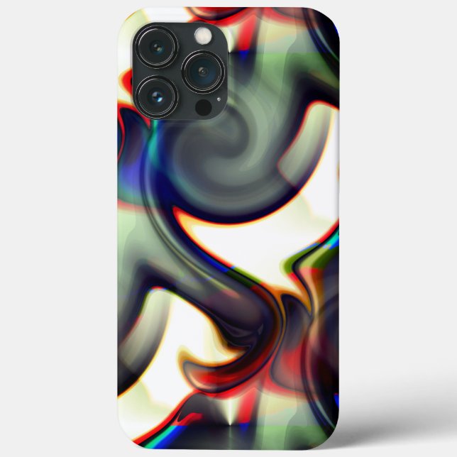 Dunkler Rauch oder spiralförmige Aushöhlung mit Fa Case-Mate iPhone Hülle (Rückseite)