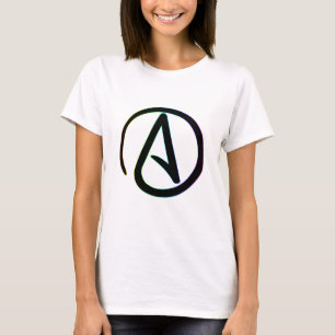Dunkler Regenbogen-Atheist T-Shirt