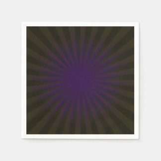 Dunkler Retro-Kolorburst Serviette