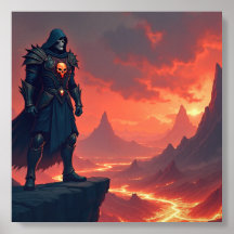 Dunkler Ritter der Flamme